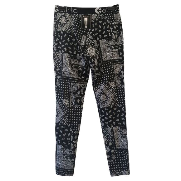 Ethika Girl Black White Printed Leggings Medium - Picture 2 of 2